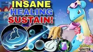 LAPRAS Becomes a Tanky Healing Machine With This Build! | Pokemon Unite