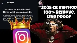 Instagram Account Ban Ka Sabse Powerful CB Method 2025 Part - 2 | No Patch 😈
