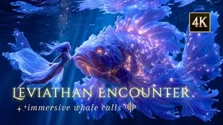 Awakening the Leviathan Ambience & Healing Whale Call Ocean Soundscape [4K, 3HR]