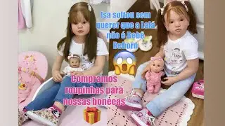 ROTINA DEPOIS DA AULA ISA E FLOR - ISA SOLTOU SEM QUERER QUE A LALA NÃO Ë BEBE REBORN