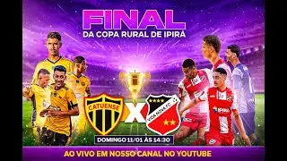Catuense x Vida Nova - Final Copa Rural de Ipir&aacute; #futebol #futebolaovivocomimagens