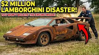 Saving a Moldy White Lamborghini Countach 5000S! Full Restoration to Giallo Fly Yellow