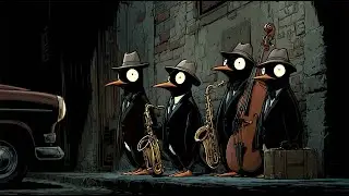 Penguins Found in the Alley Groove – Jazz for Deep Focus & Productivity