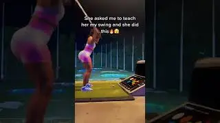 Snappy Gilmore 🤯 | She LEARNED from the best 🔥 | #shorts #golf