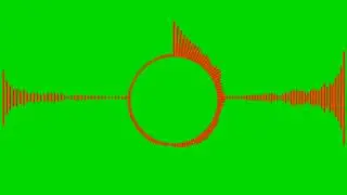 Audio spectrum visualizer green screen video effect , green screen without watermark,audio spectrum.