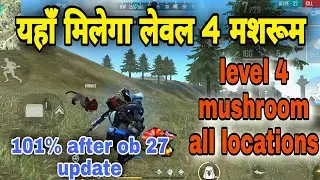 level 4 mushroom 101% all location | यहाँ मिलेगा 4 लेवल मशरूम | all place of mushroom