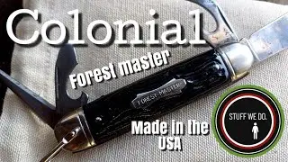 Colonial Providence USA: Forest Master, camp or scout knife. As American as pumpkin pie