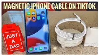 AICase Magnetic iPhone Charging Lightning Cable famous on TikTok Review