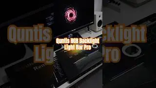 Quntis RGB Backlight Light Bar Pro - more than illumination for your desk, it transforms your setup