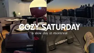 Cozy Saturday in Montreal | slow living, brunch, gym & sunset views