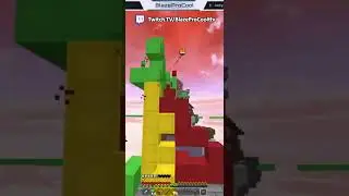 Watch Me Miss the Hidden Green Guy in Hypixel Bedwars! 😂  #minecraft #bedwars