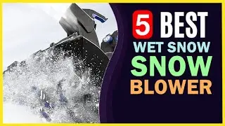 🔥 Best Snow Blower for Wet Snow in 2022 ☑️ TOP 5 ☑️