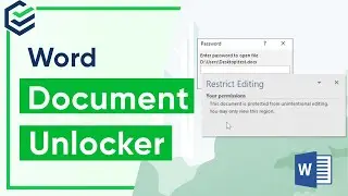 4 Ways - How to Unlock Word Document✔ Unlock Word Document from Editing | Open Word without Password