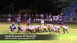 GMC Gridiron Highlights--September 9, 2011--Red Division Clash--South Brunswick @ Sayreville