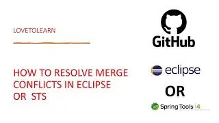 How to resolve conflicts in git through Eclipse ? || How to resolve conflicts in git using eclipse