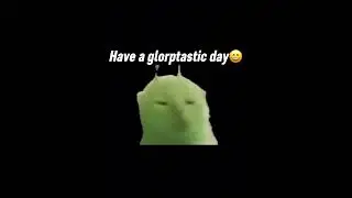 Glorp The Green(alien) Cat