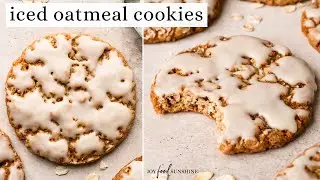 Iced Oatmeal Cookies