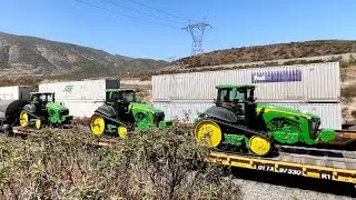 9 Amazing Trains! 3 Meets! Sweeping Panoramic Views at Beautiful Blue Cut! Famous Cajon Pass, Ca!