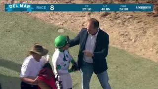 Thirsty Rebel wins race 8 at Del Mar 7/19/25