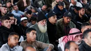 Gazans hold first Ramadan Friday prayers at war damaged mosque