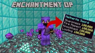 Minecraft but enchantment  OP level Minecraft pocket edition 1.20 (hindi)