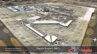 Narita Airport 3D Model by PLW Modelworks