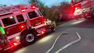 Arlington, VA - Working basement fire - 16th Street N - Westover - Arlington/Fairfax County Fire