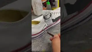 How to make hand-painted Naruto Converse shoes?