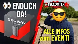 ENDLICH 👀LEBENSZEICHEN vom ZUSATZAKKU + ALLE INFOS fürs Escooter Event 