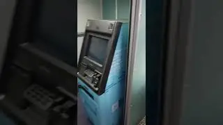 ATM machine in train.