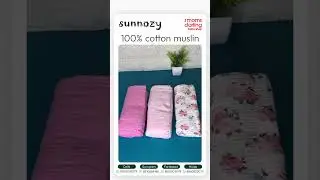 Sunnozy 100% cotton muslin | THE MOMS DARLING BABY SHOP