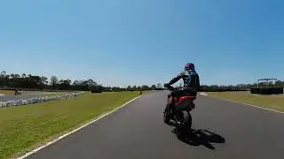 Max Stauffer at Cameron Park. NSW Supermoto Club.
