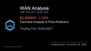 WAN (WANUSDT) Technical Analysis - Price Prediction & Buy or Sell November 24, 2025