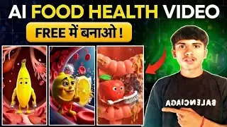Food Healthy Tips Talking Ai Video Editing | Ai Health Animation Video Kaise Bnaye | 