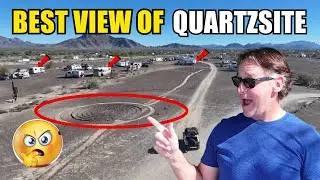 Quartzsite - Exploring the Hidden View of RV Campsites From Drone Footage