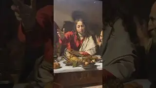 Supper at Emmaus painted by Caravaggio in 1601. Subscribe to &lsquo;The Lives Of The Artists&rsquo; channel ⬆️🙏