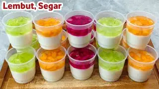 SEKALI PAJANG LANGSUNG LARIS‼️ PUDING SUTRA BUAH SUPER ENAK EKONOMIS | JUAL 5000 SAJA UNTUNG BANYAK.