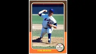 Giants vs Mets Seaver 1974 Fall Classic Baseball