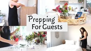 CLEAN WITH ME | GUEST ROOM PREP, PREPARING FOR GUESTS & DIY WILDFLOWER BOUQUET MAKING
