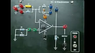 Integrator using Op Amp 741 Experiment