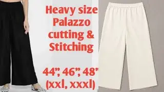 Heavy Size Pant Plazo Cutting And Stitching ✂️👖plazo cutting stitching 