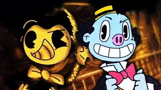 Bendy (BATIM) vs. Mr. Ring-A-Ding (Doctor Who) ft. Billie Joe Eyelash & Cykade ERBofHousery Season 4
