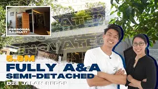 Tastefully Renovated Semi Detached @Jalan Redop (l D28  | Singapore Home Tour Ep.180