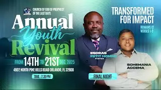 Join Us! Celebrating COGOP Youth Anniversary | Night Service | 12.21.2025