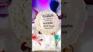 ✨ Resin Baat Pakki Frame | Custom Islamic Gift | Perfect Engagement Decor ✨