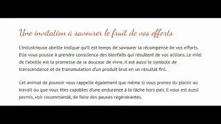 animal totem l abeille