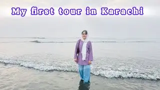 My first day in Karachi Pakistan and see the biggest beach in Karachi 😱