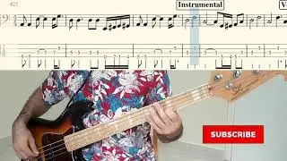 Neil Young - Old Man (Bass Cover w/ tabs and score)