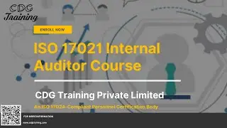 ISO 17021 Internal Auditor with CDG Training Private Limited | Get Course Link Below |