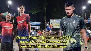 LATEST TARKAM Heating up just set 1, tension is already high Yudi Kendil vs Rizal Kawat